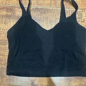 Lululemon Athletica Black Crop Top